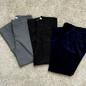 White House Black Market 3 pair of trousers